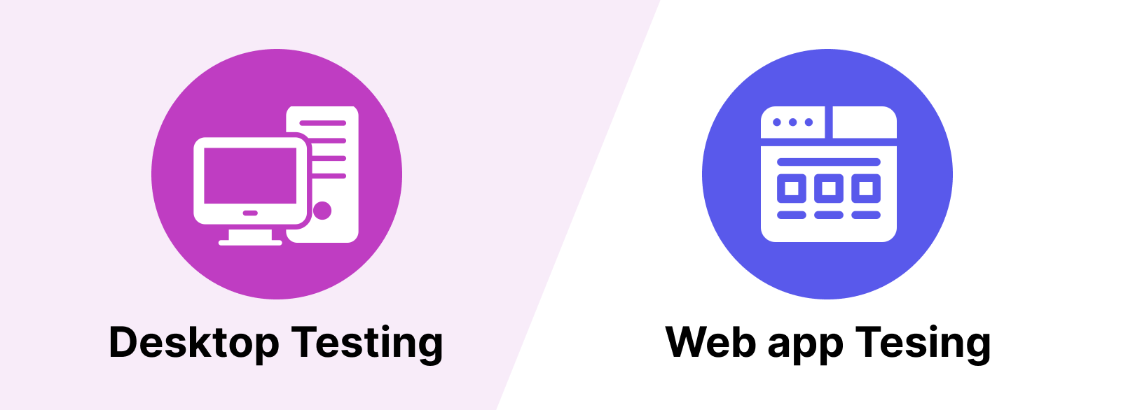 desktop app testing vs web app testing