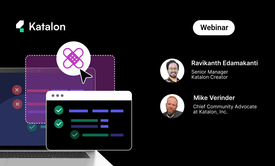 Leveraging self-healing mechanisms for automated testing on the Katalon platform