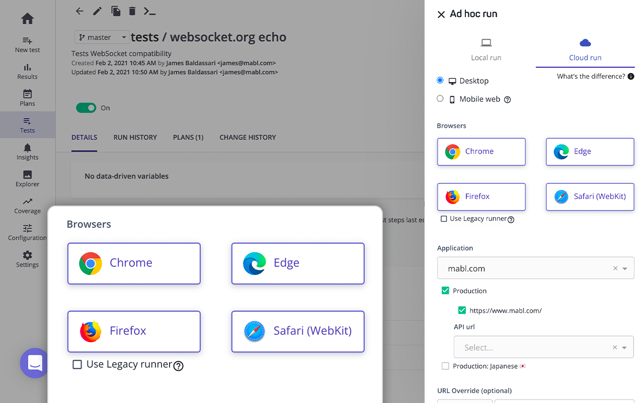 Mabl as one of the top cross-browser testing tools powered by AI